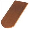 Tuile plate 18x38 �caille - Tuile plate