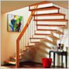 Escalier contemporain en bois