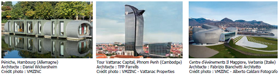 Nouveau Focus on Zinc n°15 de VMZINC® : 18 projets internationaux participant au patrimoine de demai Nouveau Focus on Zinc n°15 de VMZINC® : 18 projets internationaux participant au patrimoine de demai