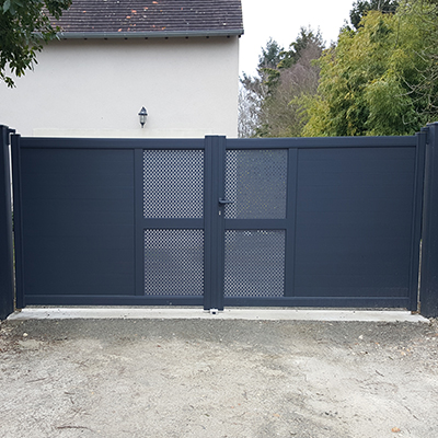 Systeme portail coulissant aluminium